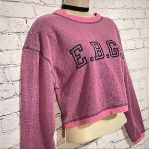 Vintage EBGB athletic cropped sweatshirt